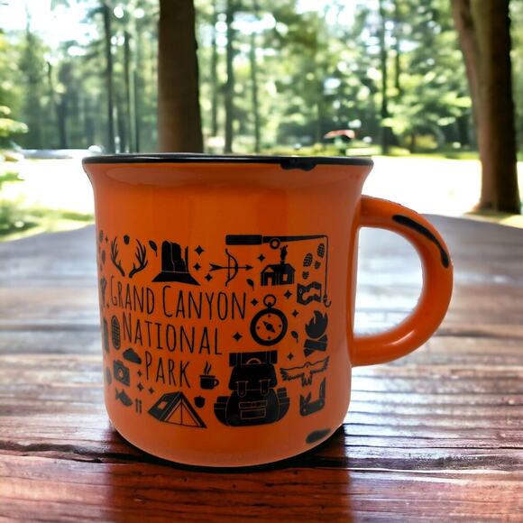 None and/or Unknown Other - Grand Canyon National Park Orange Coffee Mug The Great Outdoors Adventure Gift